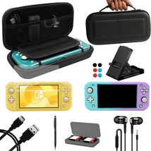 Nintendo Switch Lite Accessories Bundle 9-In-1, Carrying Case, Grip Protective C - £19.63 GBP