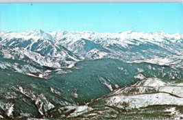 Aerial View of Aspens Four Ski Areas Colorado Postcard Posted - £5.39 GBP