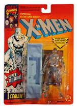 ICEMAN: 4.75&quot; Action Figure w Super Ice Slide! X-MEN, Toy Biz 1993 - NIB! - £11.35 GBP