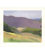 WOLF KAHN Down in the Valley SIGNED 35&quot; x 40&quot; Serigraph 2003 Realism Pas... - $5,841.00