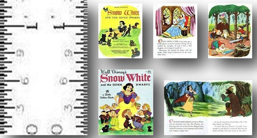 Handcrafted  1:12 SCALE MINIATURE GOLDEN BOOK SNOW WHITE CLASSIC DOLLHOUSE SCALE - $39.99