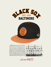 Baltimore Black Sox Negro League Baseball Hat Wool Negro League Baseball Cap - £22.78 GBP