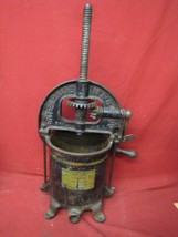 Vintage Enterprise Antique Cast Iron 8 Quart Fruit Lard Sausage Press Stuffer - $296.99