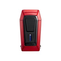 Colibri Quantum Triple-Jet Lighter w/ V-Cut Red/Black - LI970C4 - $149.99