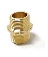 1&quot; x 1&quot; Lead-Free G Thread (Metric BSPP) Male to NPT Male Adapter - $21.86 CAD