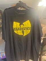 WU-TANG CLAN T-Shirt Mens Size XXL Black Yellow Original Logo Rap Hip Ho... - £11.62 GBP