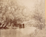 Fairmont Park Foot Bridge Philadelphia Pennsylvania PA James Cremer Ster... - $9.76