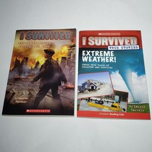 Lot of 2 I Survived Books Lauren Tarshis Extreme Weather SanFran Earthquake 1906 - $5.25