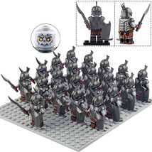 Mordor Orcs Heavy Armored Army The Lord Of The Rings 21pcs Minifigures Toy - £24.08 GBP