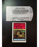 BAXTER LANE CO Carlsbad Caverns NM Vintage Travel Luggage Water Decal #645 - $27.80 CAD