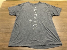 Baseballism &quot;6432 Double Play&quot; Men&#39;s Gray T-Shirt - 2XL - $14.99