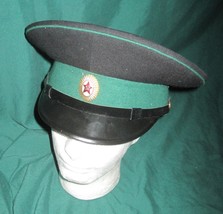 Vintage SOVIET Communist Era Customs Service Dress Peak Cap Hat Sz 56 - £51.06 GBP