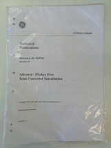 GE Advantx Flicker Free Scan Converter Installation Operating Documentation - $26.14