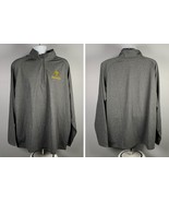Jagermeister Quarter Zip Sport Pullover Mens 3XL Polyester Gray Embroide... - £27.21 GBP