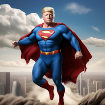 Donald trump version superman savior of america pack 5 images png - £2.42 GBP
