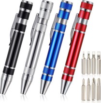 Mudder Pen Screwdriver Christmas Gifts Multitool Handy Tool 8 in 1 (4 Pi... - $26.31 CAD