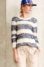 Nwt Anthropologie Eyelash Stripe Pullover Sweater By Tabitha Xl - £72.15 GBP