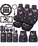 Butterfly Seat Covers Full Set for Women Butterfly Universal Car Accesso... - $115.67