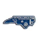 North Carolina Small State Magnet by Classic Magnets, 3.3&quot; x 1.3&quot;, Colle... - £2.29 GBP
