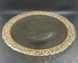 Fire And Light Citrus Moonstone Platter 14&quot; Recycled Art Glass Charger   OBO - £126.45 GBP