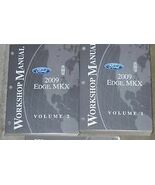 2009 Ford Bord Lincoln MKX Service Atelier Réparation Manuel Set OEM Avec - €70,38 EUR