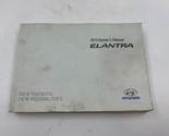 2013 Hyundai Elantra Owners Manual Handbook OEM K04B36008 - $14.84