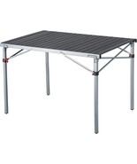 Kingcamp Aluminum Folding Lightweight Roll Portable Stable Table, Silver... - £122.49 GBP