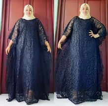Plus Size Evening Dress Women Dashiki   Clothes Robe Marocaine  Dubai Kaftan Vet - £101.55 GBP