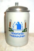 Oberbrau Holzkirchen lidded 0.5L German Beer Stein - £15.94 GBP