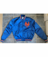 VTG Starter Diamond Collection New York Mets Satin Bomber Dugout Jacket ... - $1,966.45 MXN