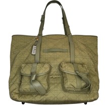 Christian Dior Cannnage Large Tote Galliano Bag Neutral Green Carryall - $866.25