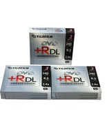 Fujifilm DVD +RDL Double Layer Lot 3 Packages 3 Disc Per Box 240min 8.5 ... - £28.16 GBP