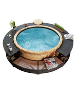 vidaXL Hot Tub Surround Black - €946,67 EUR