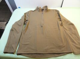 CONDOR MID WEIGHT THERMAL L2 COLD WEATHER SHIRT COYOTE WAFFLE ECWCS LARGE - $24.29
