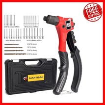 Compact Rivet Gun Kit with Rugged Case - Ideal for Home &amp; Industry Projects - $793.94 MXN