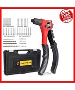 Compact Rivet Gun Kit with Rugged Case - Ideal for Home &amp; Industry Projects - $805.00 MXN