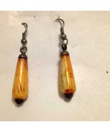 Vintage Brown/Ivory Dangling Earrings - $39.49 CAD