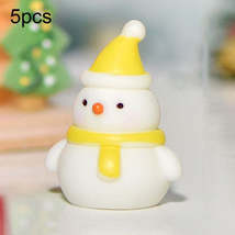 5pcs Christmas Micro Landscape Snowscape Decoration Accessories Christmas Resin  - £0.78 GBP