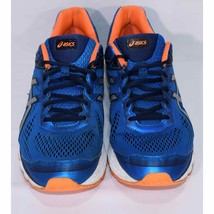 Asics GT-1000 T5A2N Running Shoes Men Size 11.5 Blue Orange Athletic 0122!!! - £31.64 GBP