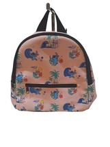 Disney Lilo &amp; Stitch Bioworld Stitch &amp; Angel Tropical Print Mini Backpack NEW - £21.89 GBP