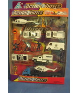 Toys Action Wheels NIB Police Die Cast Metal Play Set 16 pieces - £10.31 GBP