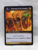 World Of Warcraft TCG Blessing Of The Templar Icecrown Rare Card 46/220 - $4.94