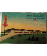 Vintage Sunset Ranch Motel MD Business Card 1958 - $4.06 CAD