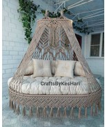 Macrame Double seat Swing Chair, Macrame Swing Chair, Macrame handmade 1... - £492.84 GBP