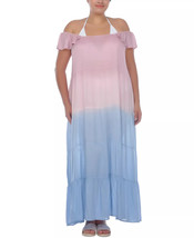 Swim Cover Up Maxi Dress Mauve Ombre Plus Size 0X RAVIYA $58 - NWT - £14.32 GBP