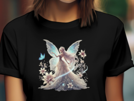 Whimsical Fairy T-Shirt – Butterfly Fantasy Graphic Tee – 100% Cotton L-3X - $18.80+