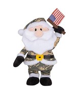 Christmas Animated Musical  &quot;Yankee Doodle&quot; Camouflage Santa - $40.99 CAD