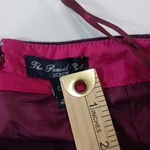 J Crew The Pencil Skirt Women's Purple/Wine Wool Blend Rear Zipper Size 00 image 15