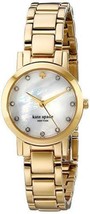 Nwot Kate Spade Women&#39;s 1YRU0145 Gramercy Mini Japanese Quartz Gold Watch - £114.68 GBP