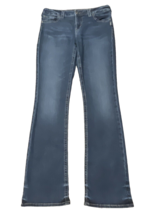 Silver Jeans Co Women Aiko Mid Slim Boot Jeans Size 31x33 Dark Wash Stretch - $459.54 MXN